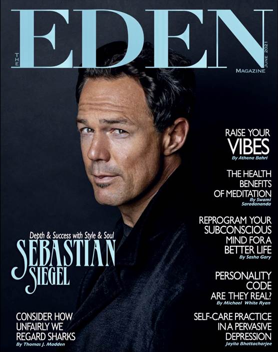 Magazine cover with Sebastian Siegel featured